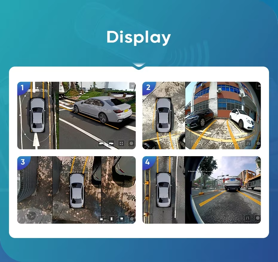 360° Panoramic Cameras Surround View for Aftermarket Android Radio 3
