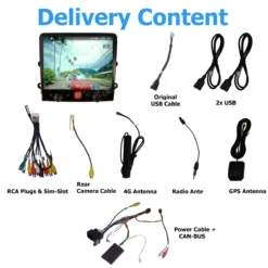 Android Car Head Unit for Porsche 911, 718, Carrera & Boxster