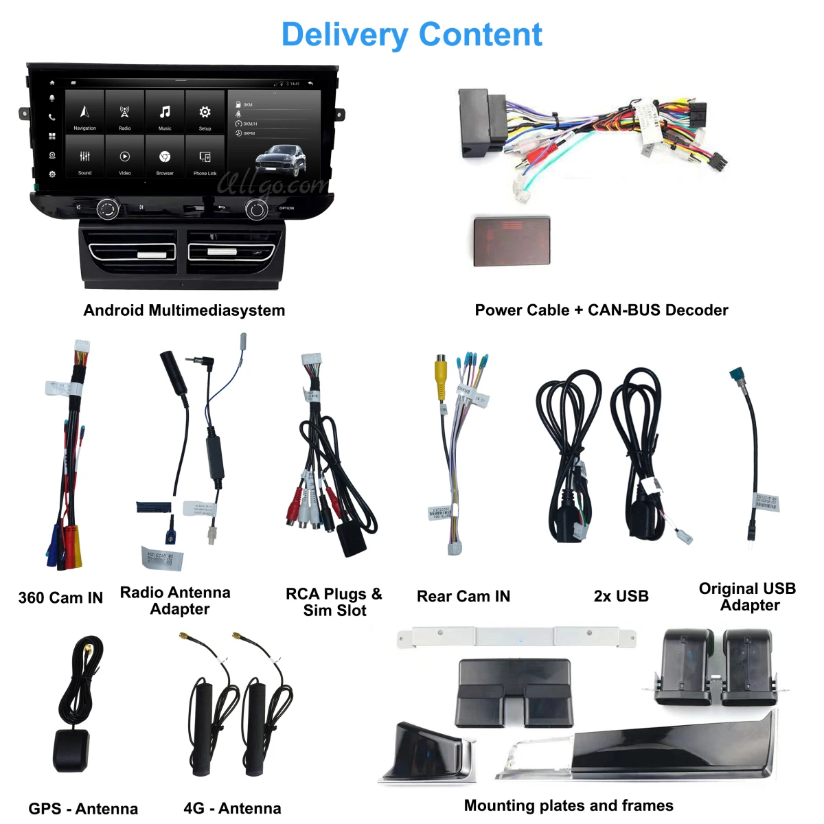 Android Head Unit for Porsche Macan – PCM 3.1/4.0 Touchscreen, CarPlay & Android Auto