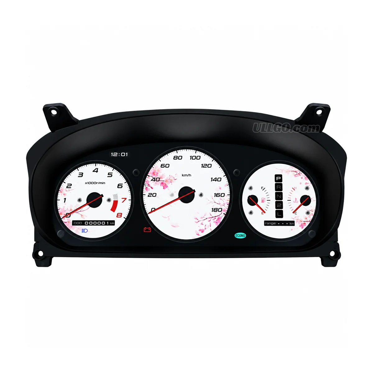 Digital Cluster for Honda Civic 6th Gen EK / EJ / EM 1996-2000 Virtual Cockpit LCD Speedometer 3