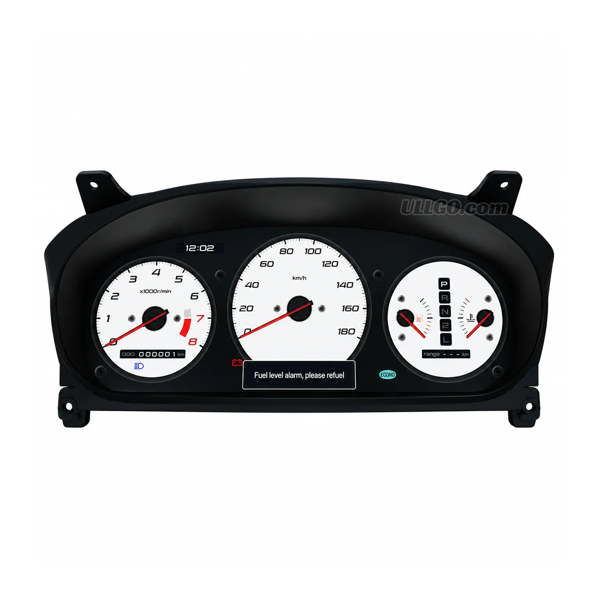 Digital Cluster for Honda Civic 6th Gen EK / EJ / EM 1996-2000 Virtual Cockpit LCD Speedometer 4