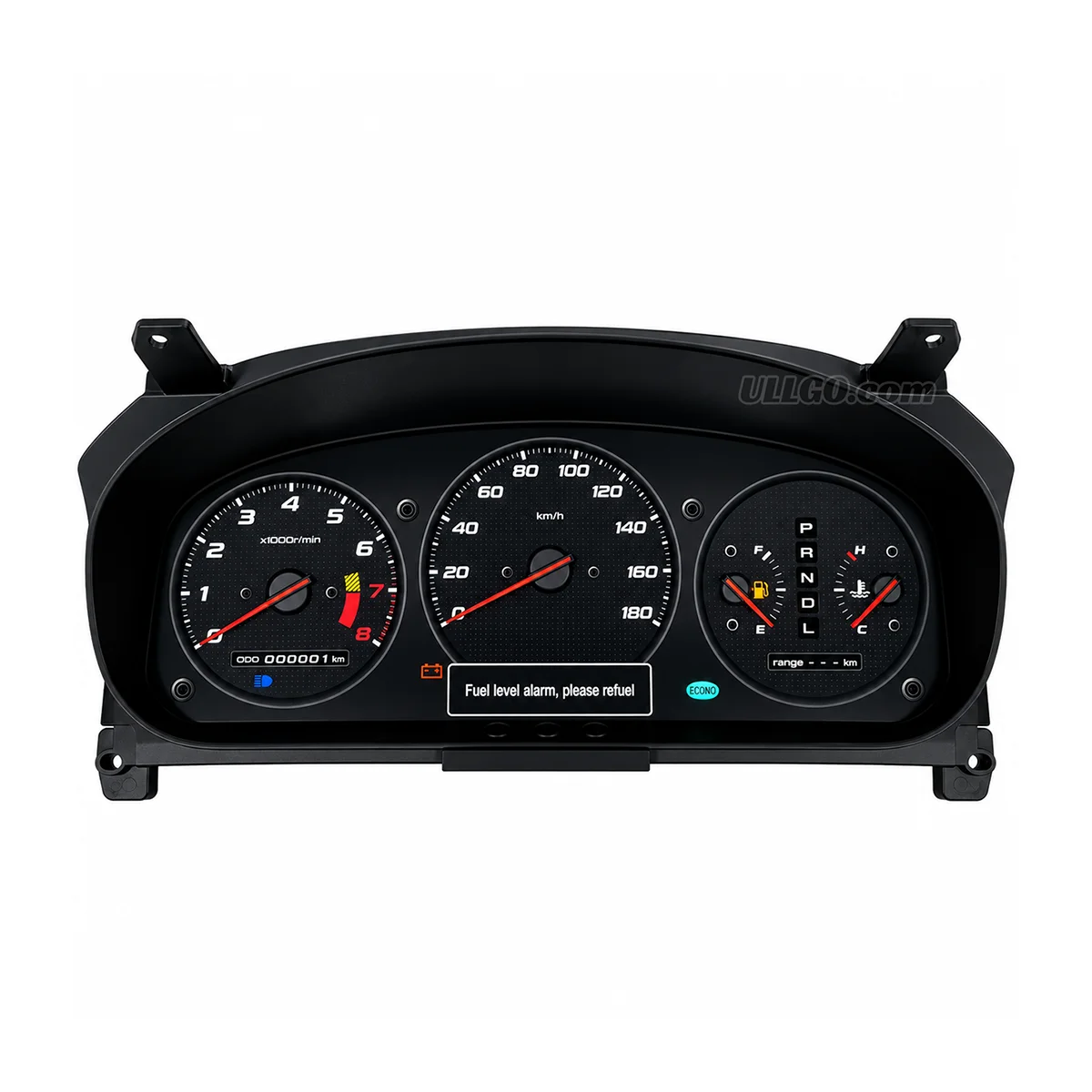 Digital Cluster for Honda Civic 6th Gen EK / EJ / EM 1996-2000 Virtual Cockpit LCD Speedometer 6