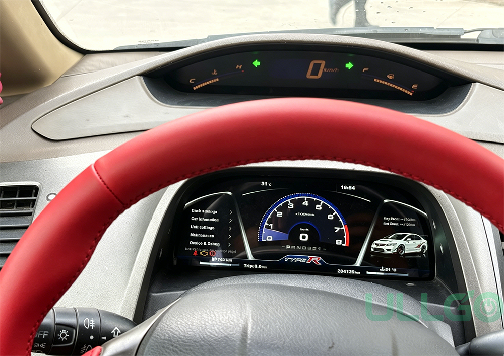 Cuadro de instrumentos digital para Honda Civic 8.ª generación 2006-2011 10