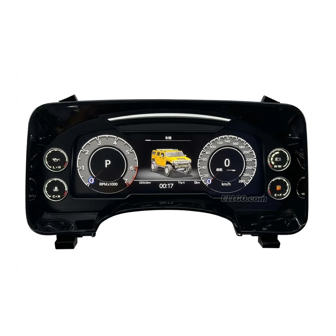 Digital Cluster for Hummer H2 2003-2010 Full LCD Gauge Cluster 2