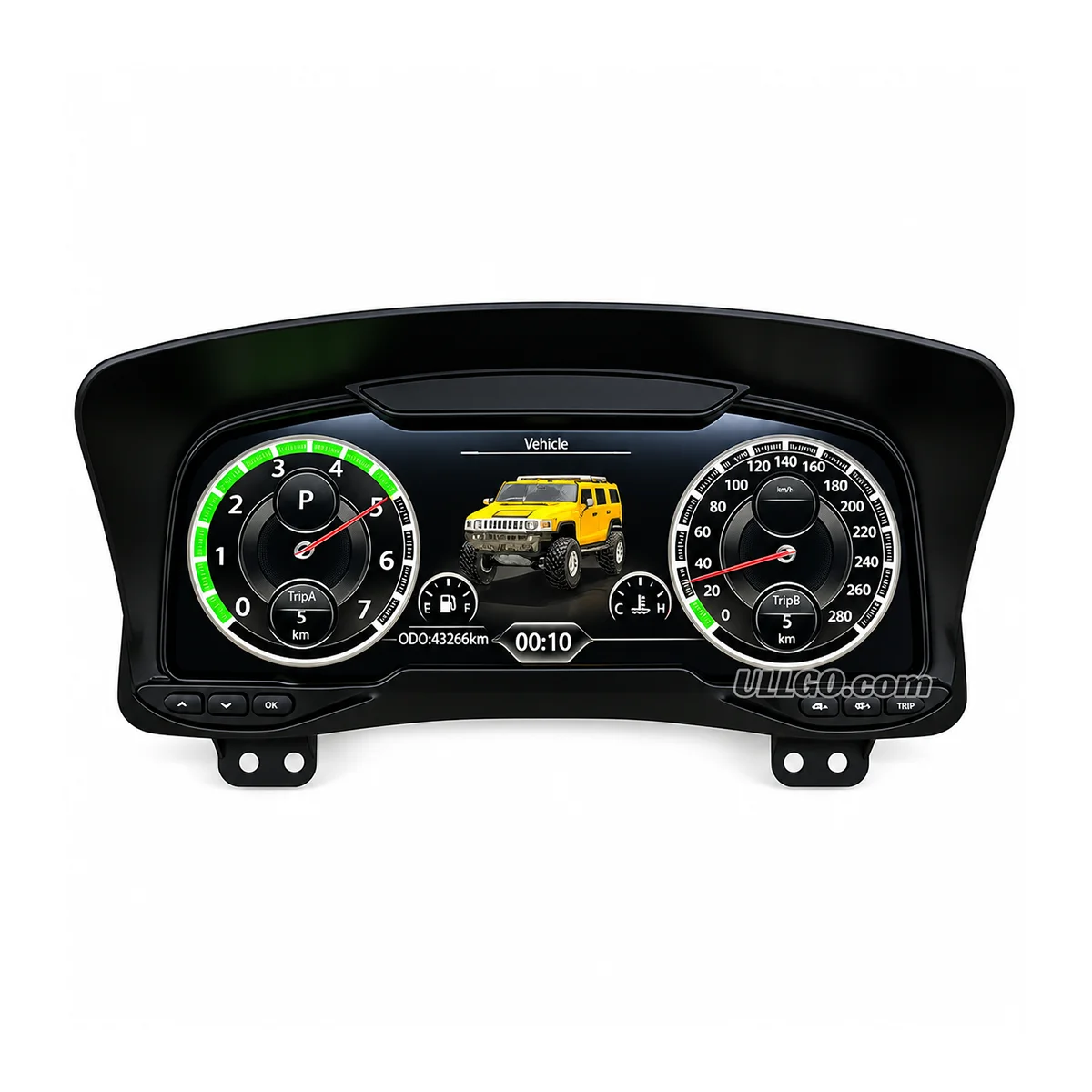 Digital Cluster for Hummer H3 2006-2010 Full LCD Gauge Cluster 2
