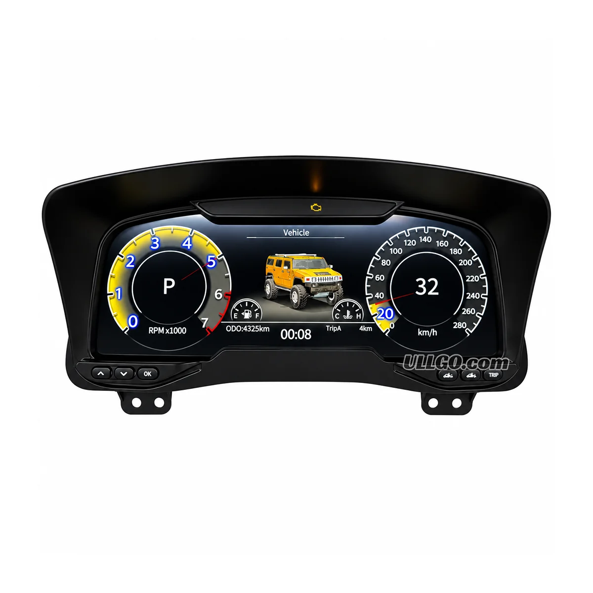 Digital Cluster for Hummer H3 2006-2010 Full LCD Gauge Cluster 4