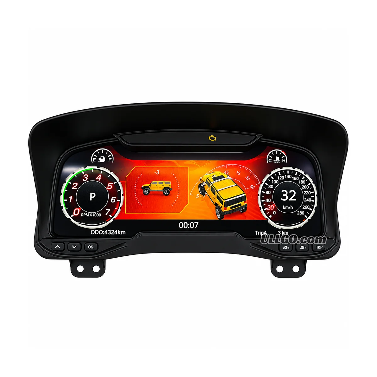 Digital Cluster for Hummer H3 2006-2010 Full LCD Gauge Cluster