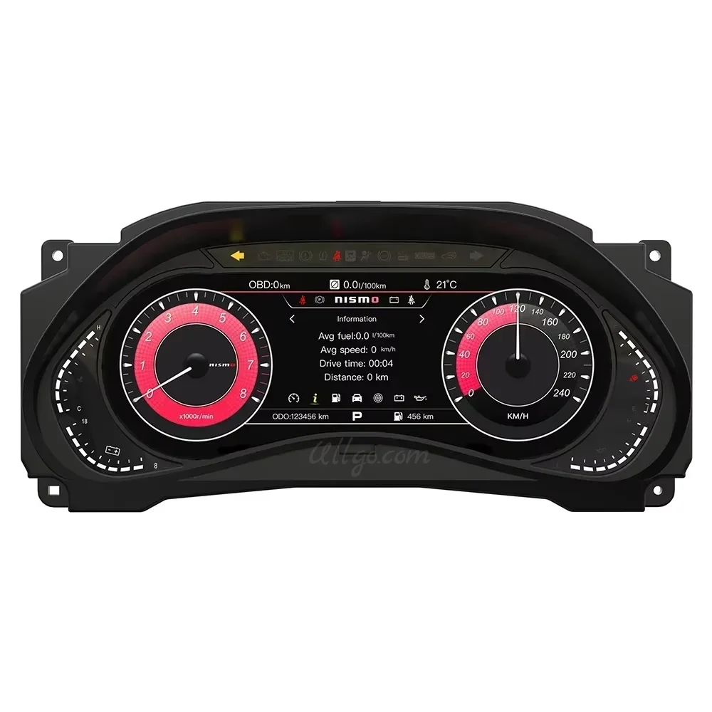 Digitales LCD-Kombiinstrument für Nissan Patrol Y62 Armada/ Infiniti QX80 QX56 2010-2020 Virtueller Tachometer 4