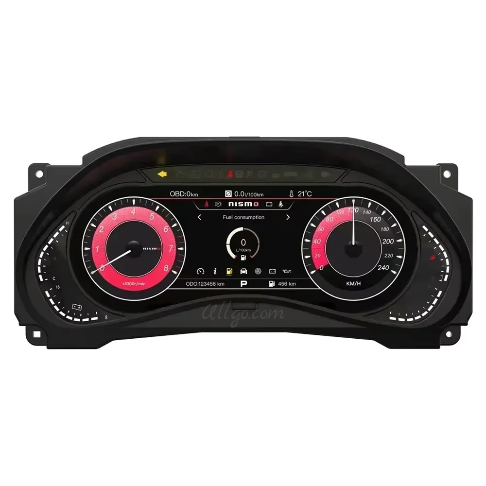 Digitales LCD-Kombiinstrument für Nissan Patrol Y62 Armada/ Infiniti QX80 QX56 2010-2020 Virtueller Tachometer 5