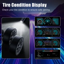 Digital LCD Speedometer Upgrade for VW Tiguan L 2016-2022 | Plug & Play