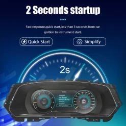 Digital LCD Speedometer Upgrade for VW Tiguan L 2016-2022 | Plug & Play