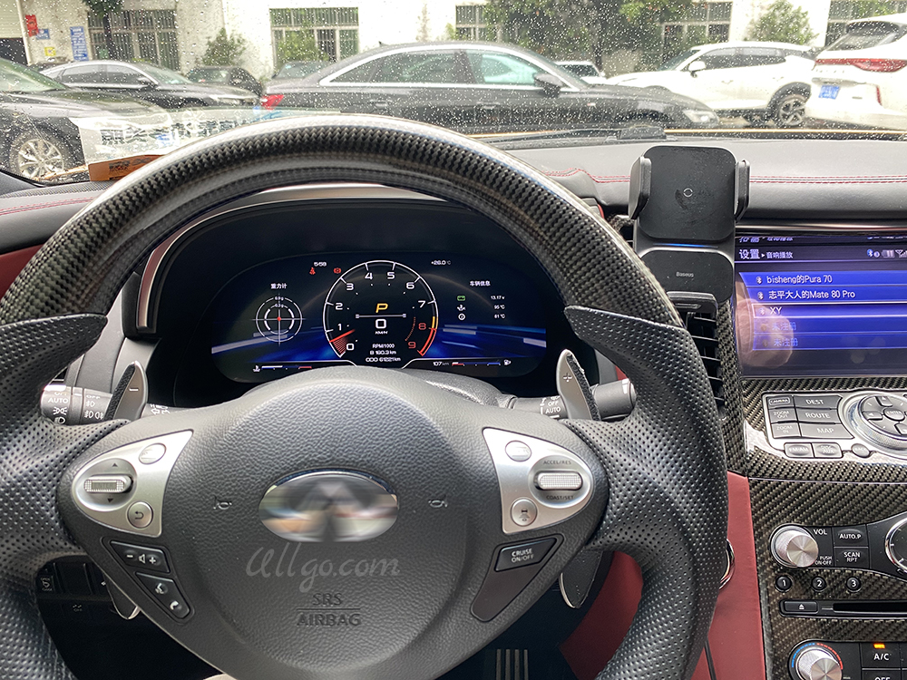 Infiniti FX35 FX37 Digitale Cluster Upgrade 11