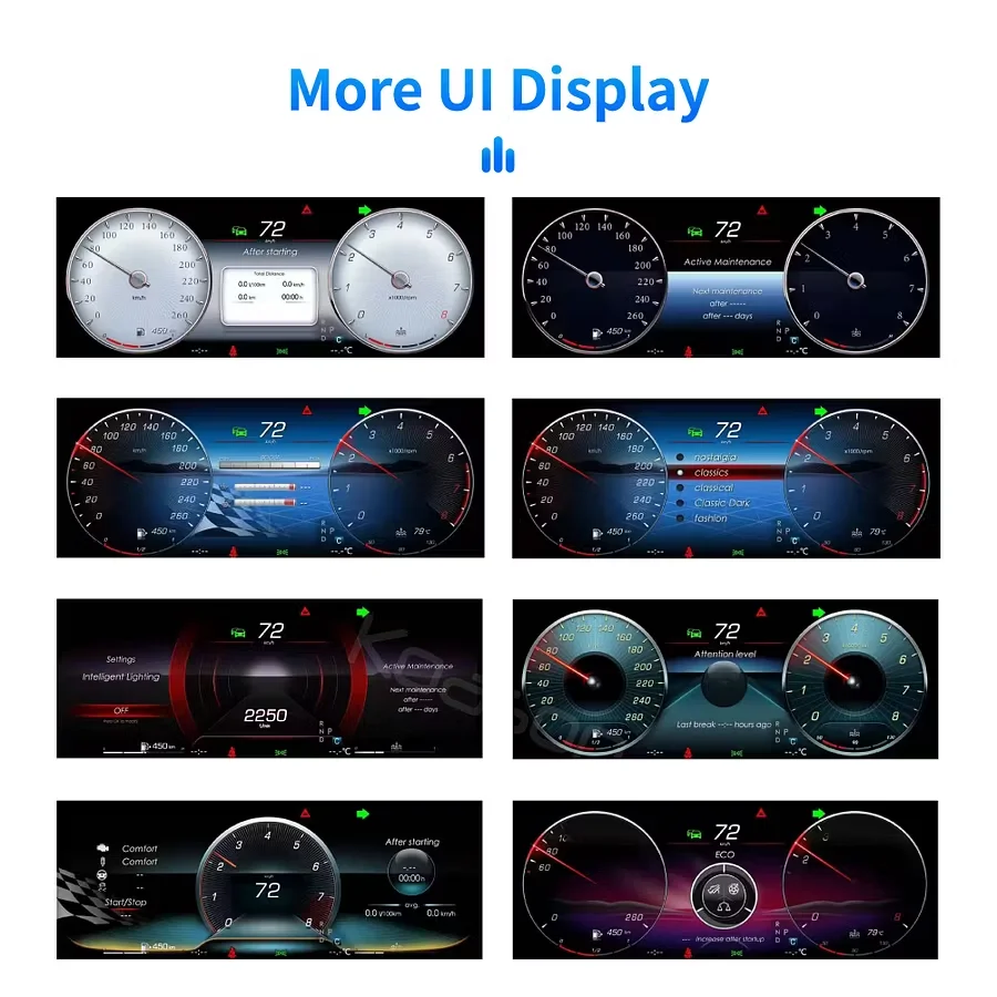Digital Cluster For Mercedes-Benz C Class W205 GLC X253 W253 2015-2019 Built in CarPlay - Image 4