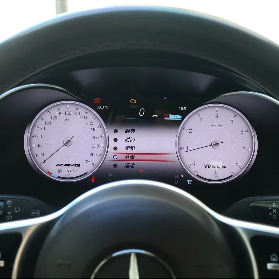 Digital Cluster For Mercedes-Benz C Class W205 GLC X253 W253 2015-2019 Built in CarPlay - Image 3