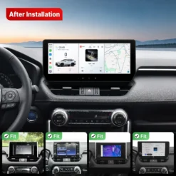 Alternative view of 12.3" Android Screen Upgrade for Toyota RAV4 XA50 2019-2025