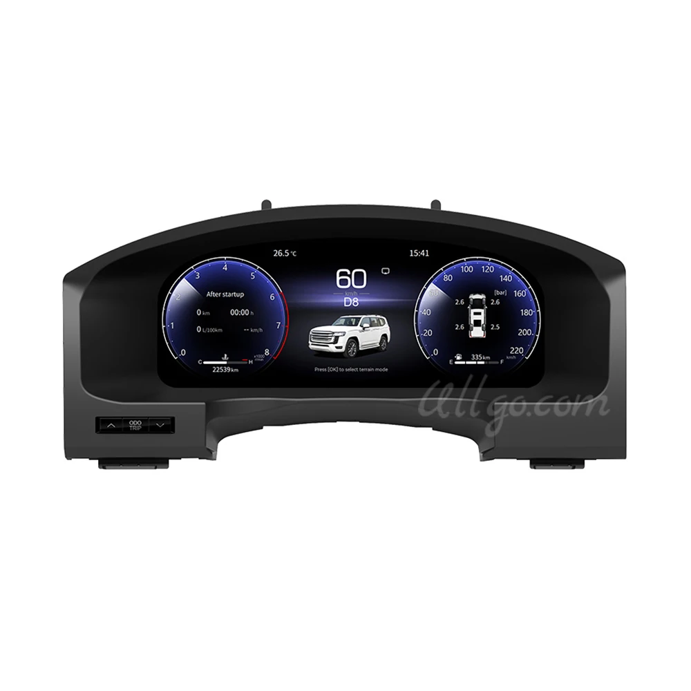 Combiné numérique pour Toyota LC200 2007-2020 | Tableau de bord LCD avec CarPlay 4