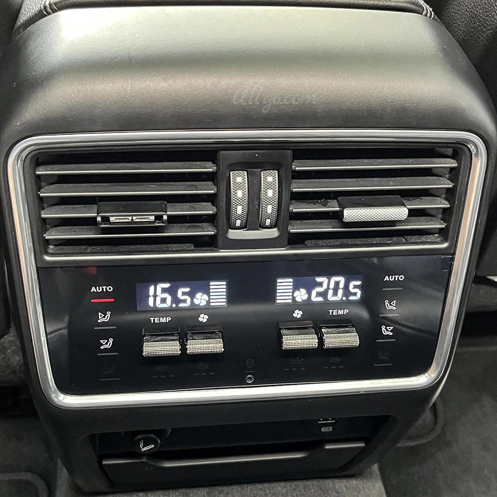 Panel de AC trasero para Porsche Cayenne 2018-2023 – Actualización del panel de control climático trasero 3