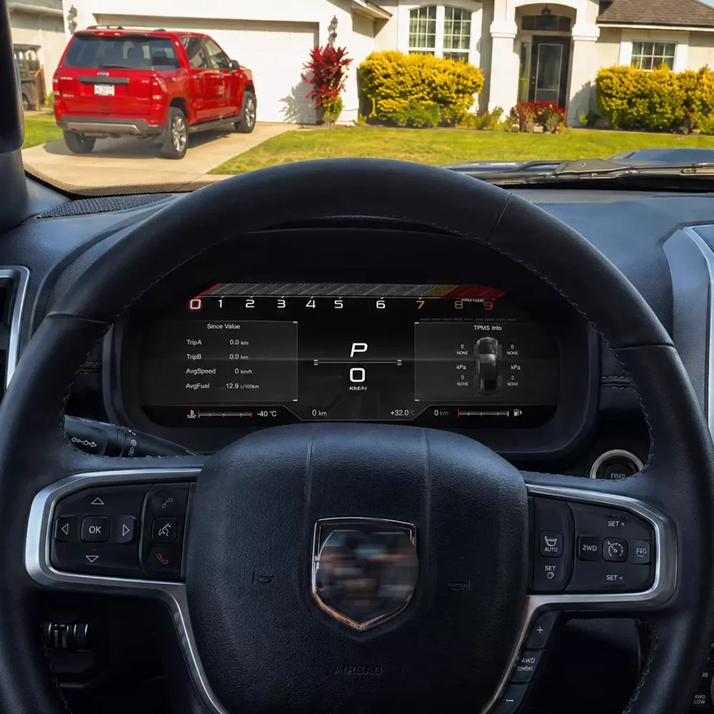 Digital Cluster for Dodge RAM 1500 2013-2018 Virtual Cockpit Digital Dash Upgrade Support CarPlay - Image 2