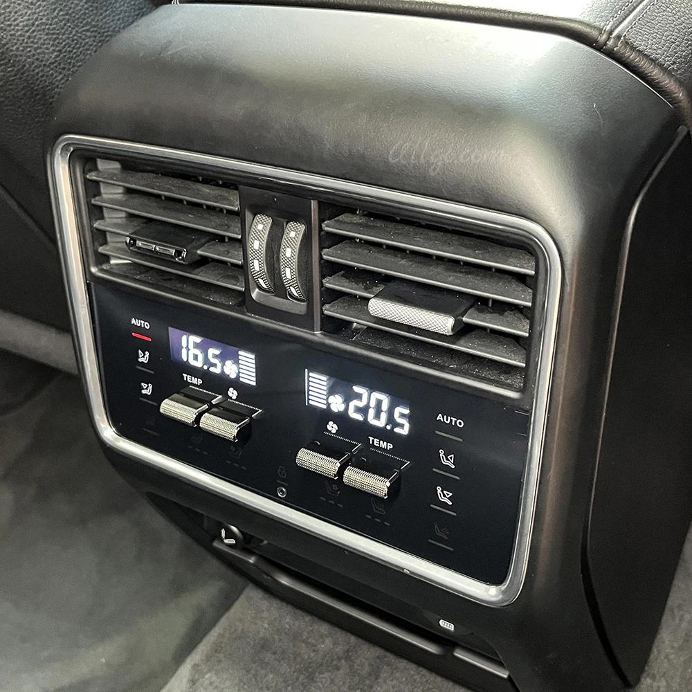 Panel de AC trasero para Porsche Cayenne 2018-2023 – Actualización del panel de control climático trasero 5