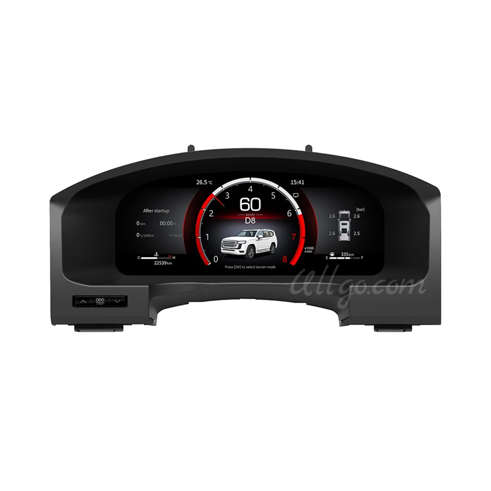 Combiné numérique pour Toyota LC200 2007-2020 | Tableau de bord LCD avec CarPlay 3