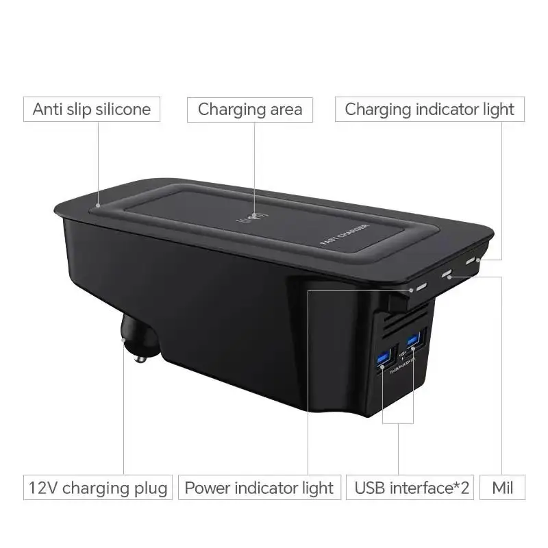 Chargeur sans fil pour console centrale Volvo | Modèles 2018-2021 2