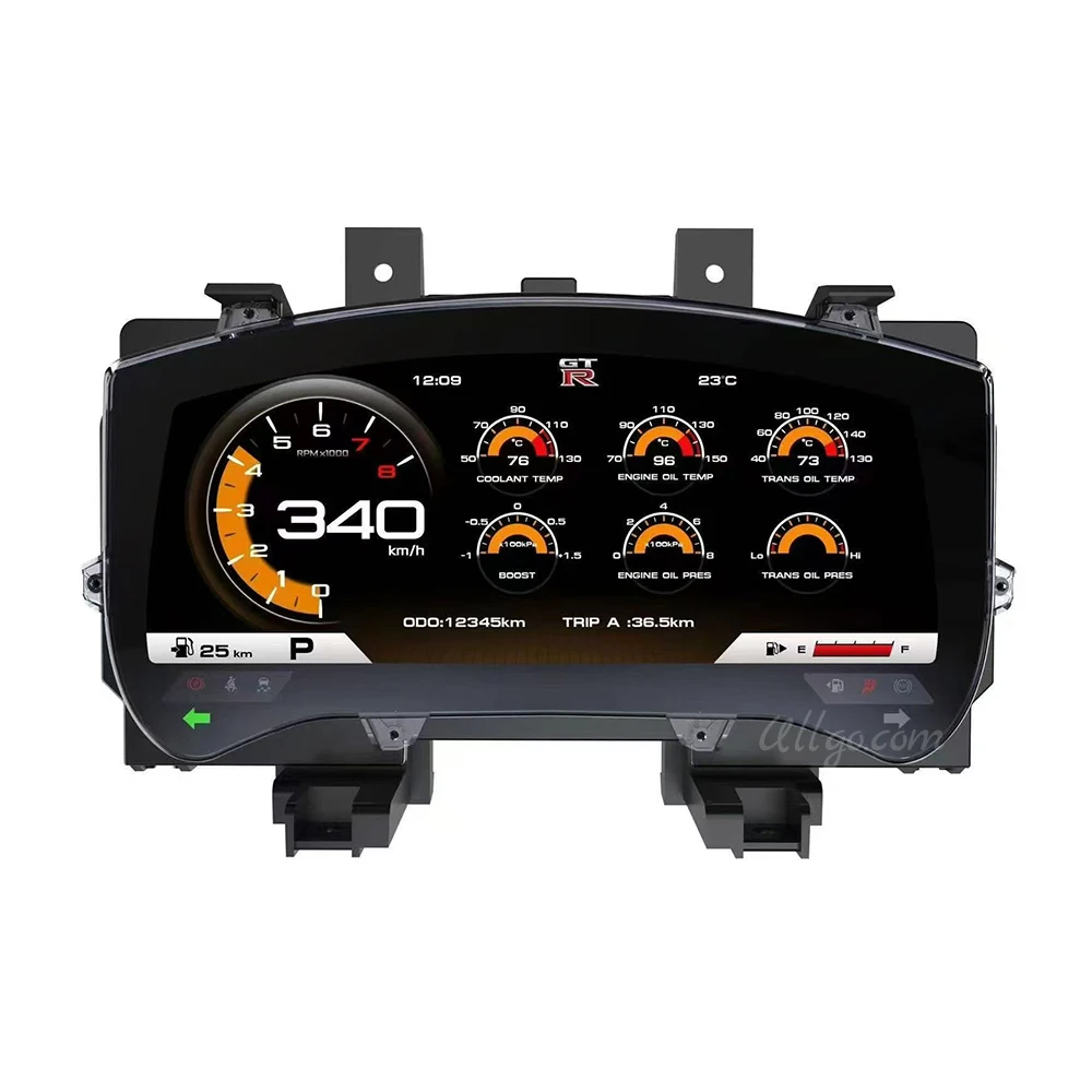 Digital Instrument Cluster for Nissan GTR R35 2007-2024 4