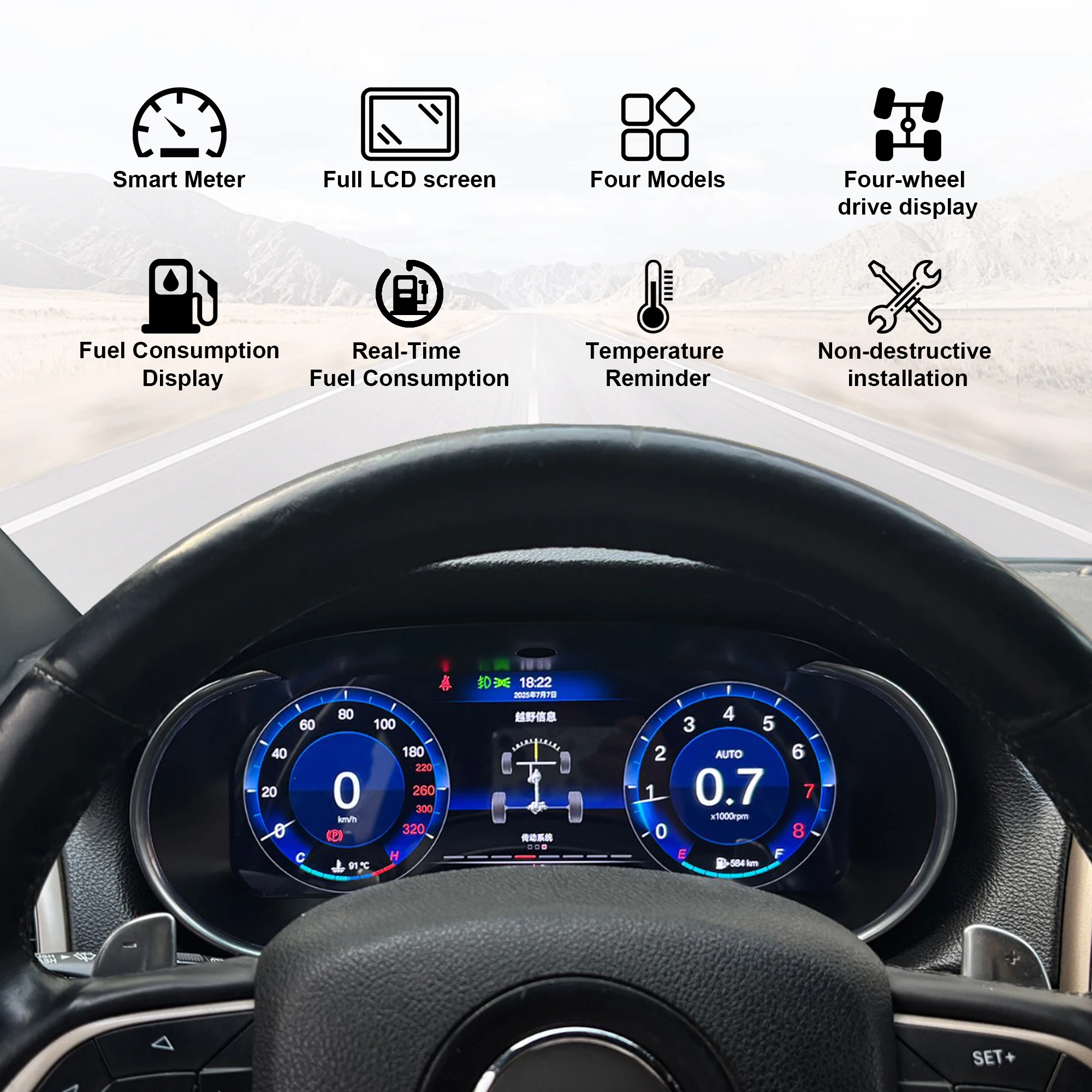 Digital Cluster For Jeep Grand Cherokee 2011-2021 - Image 3