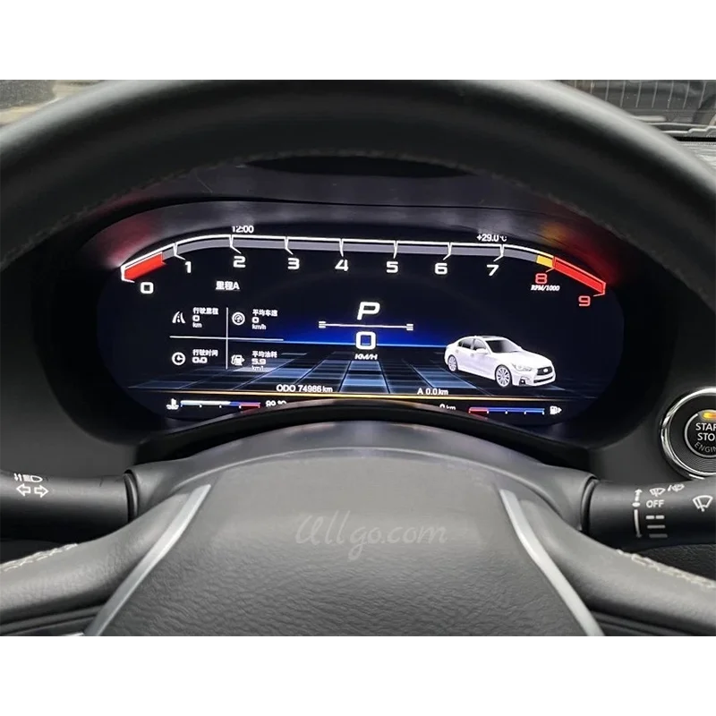 Digital Cluster for Infiniti Q50 Q60 2014-2024 Virtual Cockpit LCD Dashboard Upgrade Support CarPlay - Image 3