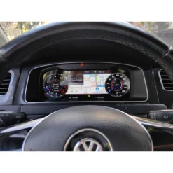 Alternative view of Digital Cluster for VW Golf 7 MK7 GTI R-Line Linux Virtual Cockpit