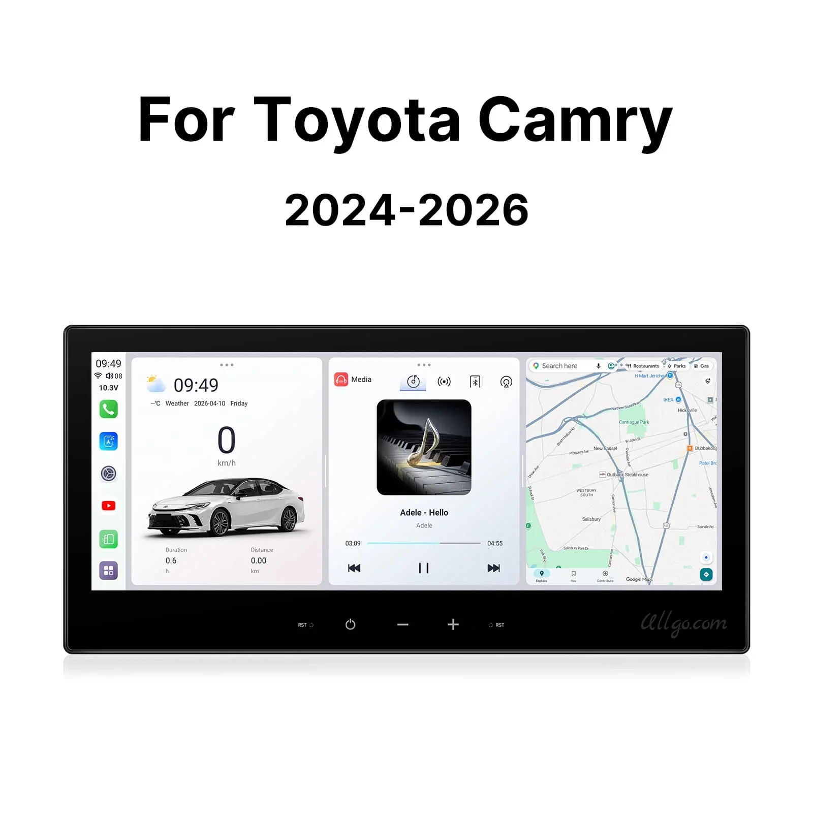 12.3" Android Screen Upgrade for Toyota Camry XV80 2025 2026